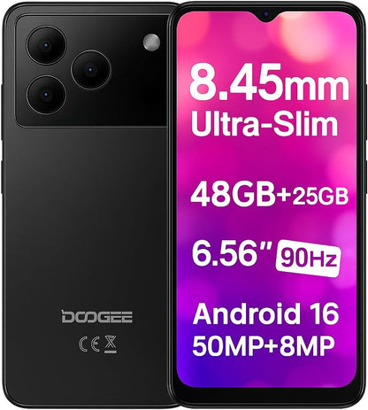 DOOGEE Note56 Plus Smartphone, 48GB+256GB, Android 16 - Débloqué