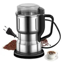 TechChic Grand Moulin électrique en acier inoxydable 220 V broyeur à grains domestique 4 lames améliorées démarrage facile poudre fine 4 litres